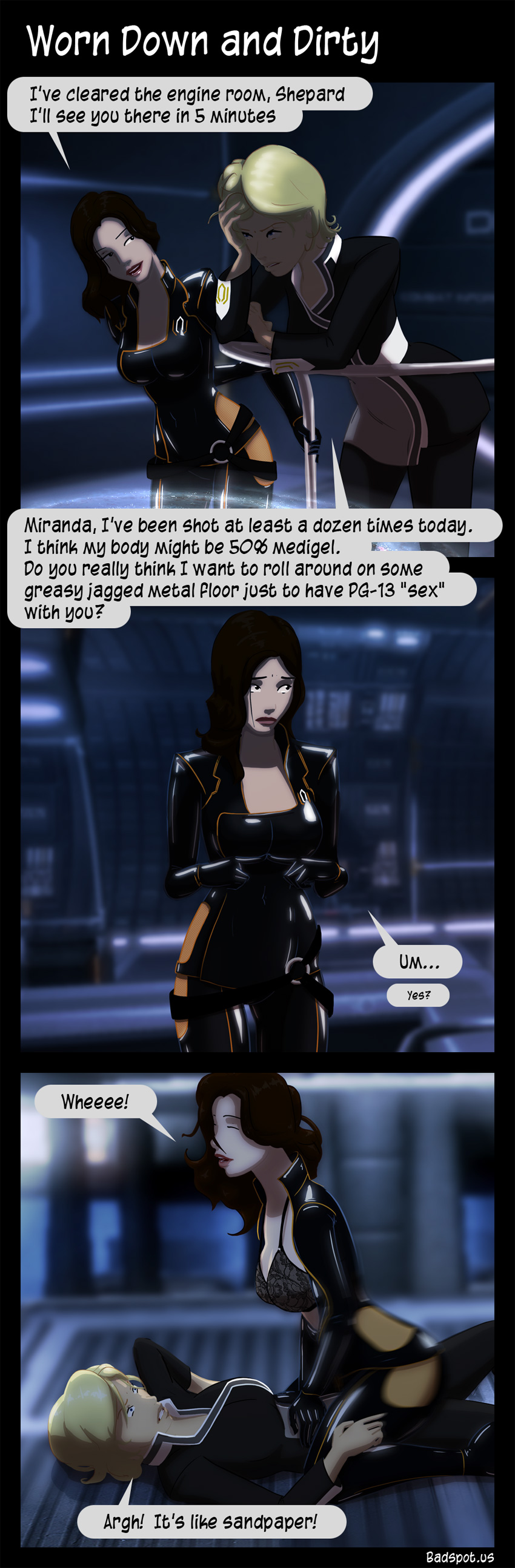 Mass Effect Comic Worn Down and Dirty