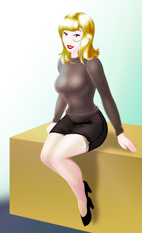 Office Lady Pinup