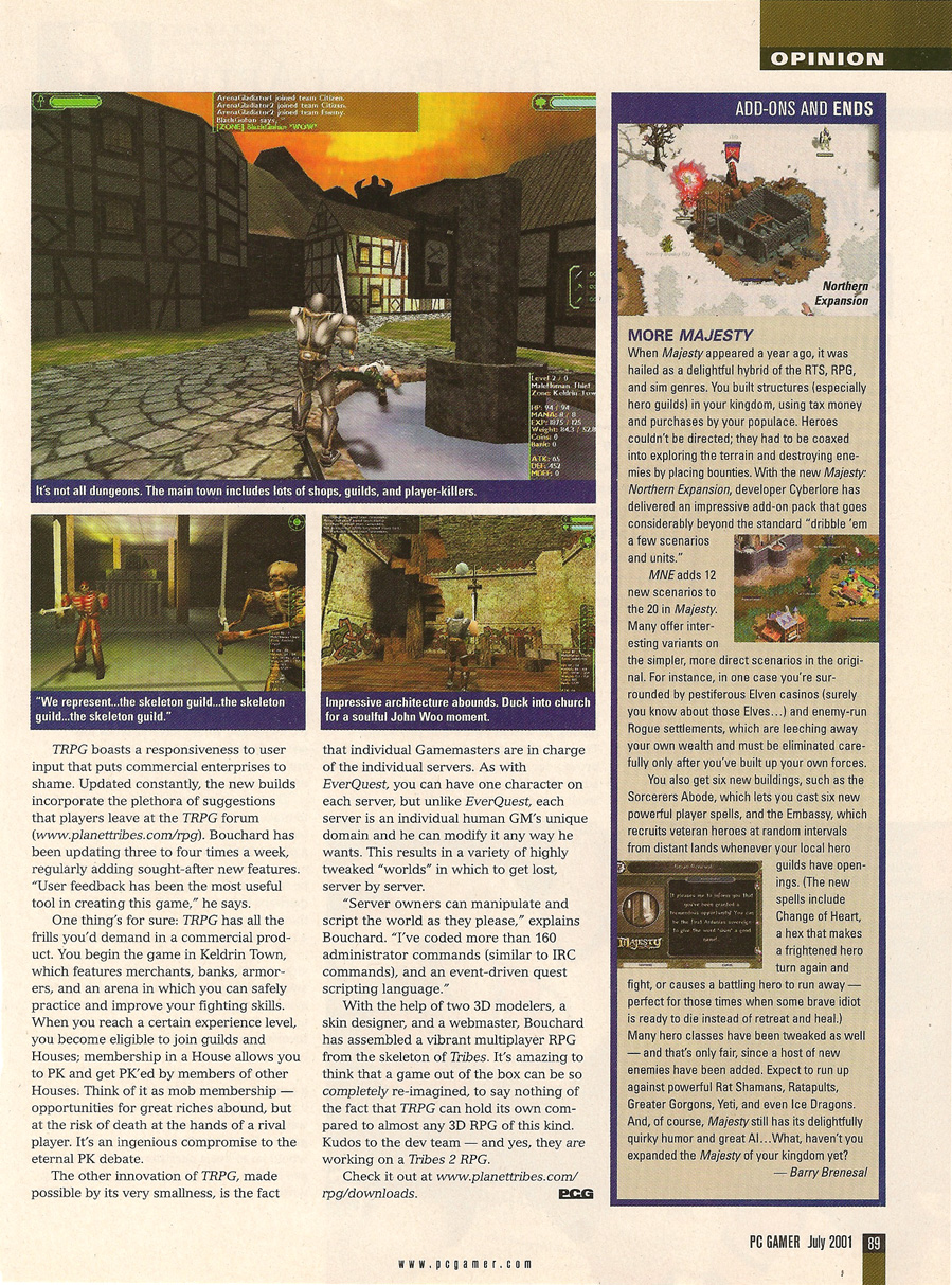 Tribes RPG PC Gamer July 2001 01