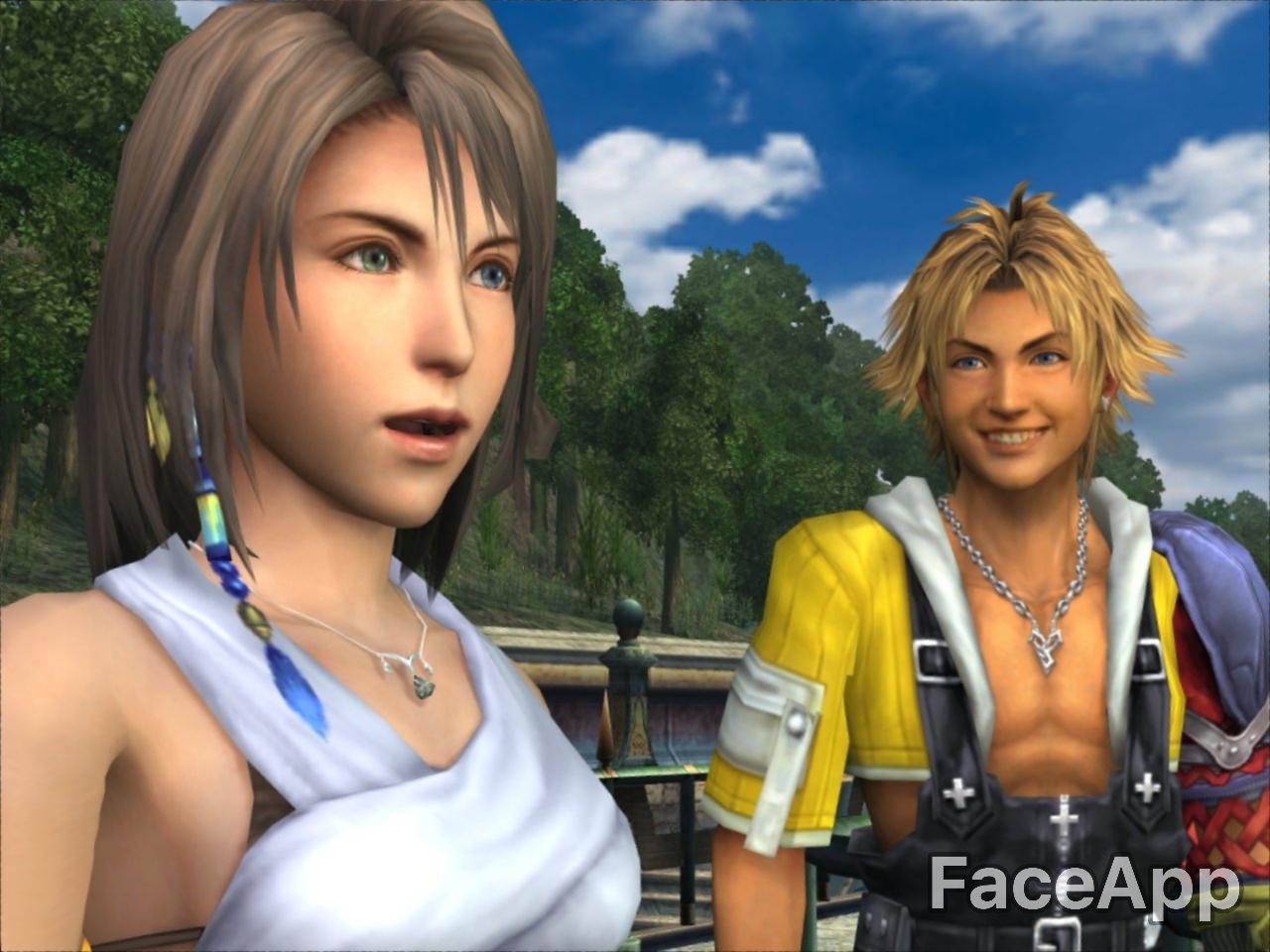faceapp Final Fantasy X