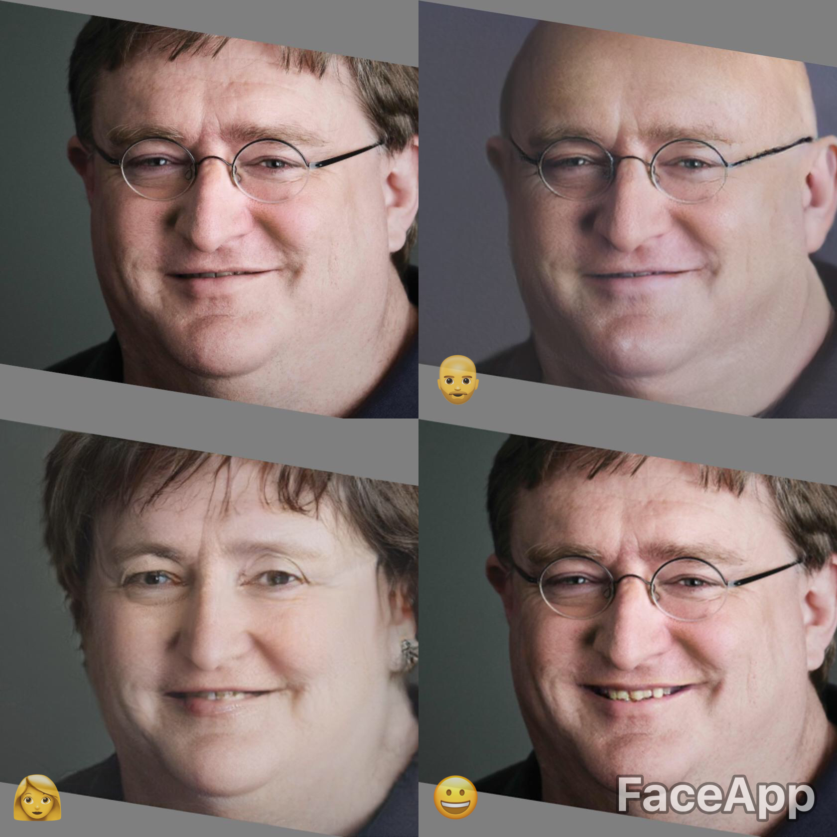 faceapp Gabe Newell