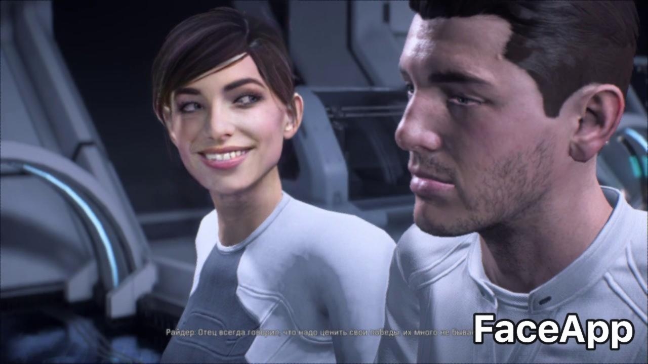 faceapp Mass Effect Andromeda Ryders