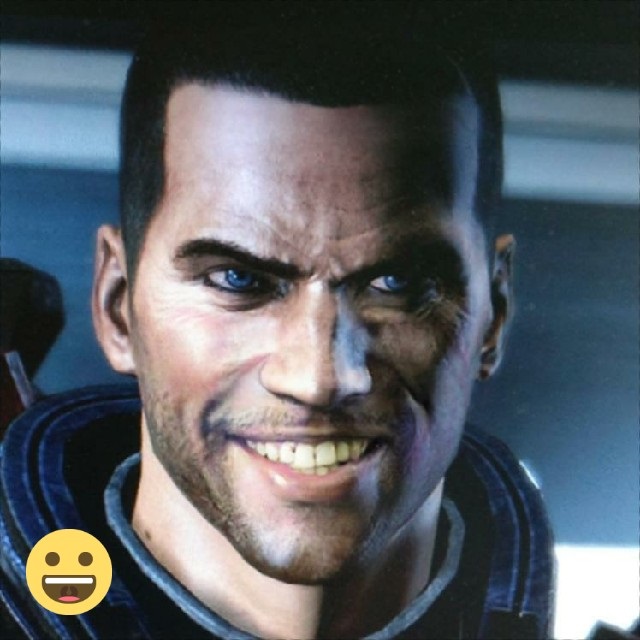 faceapp Mass Effect Shepard