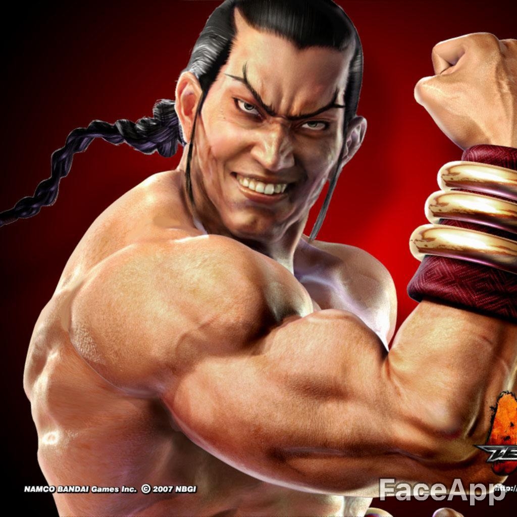 faceapp Tekken Feng Wei