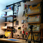 DIY Workbench shelves