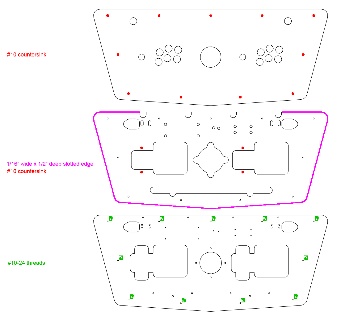 Arcade Panel Details