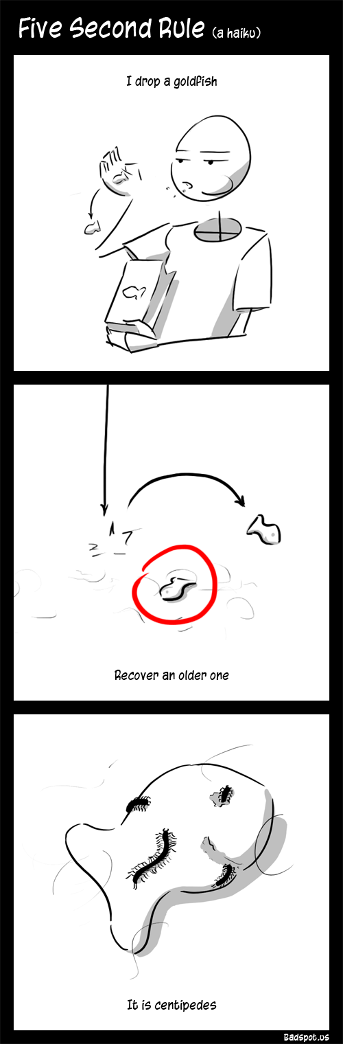 Comic Five Second Rule