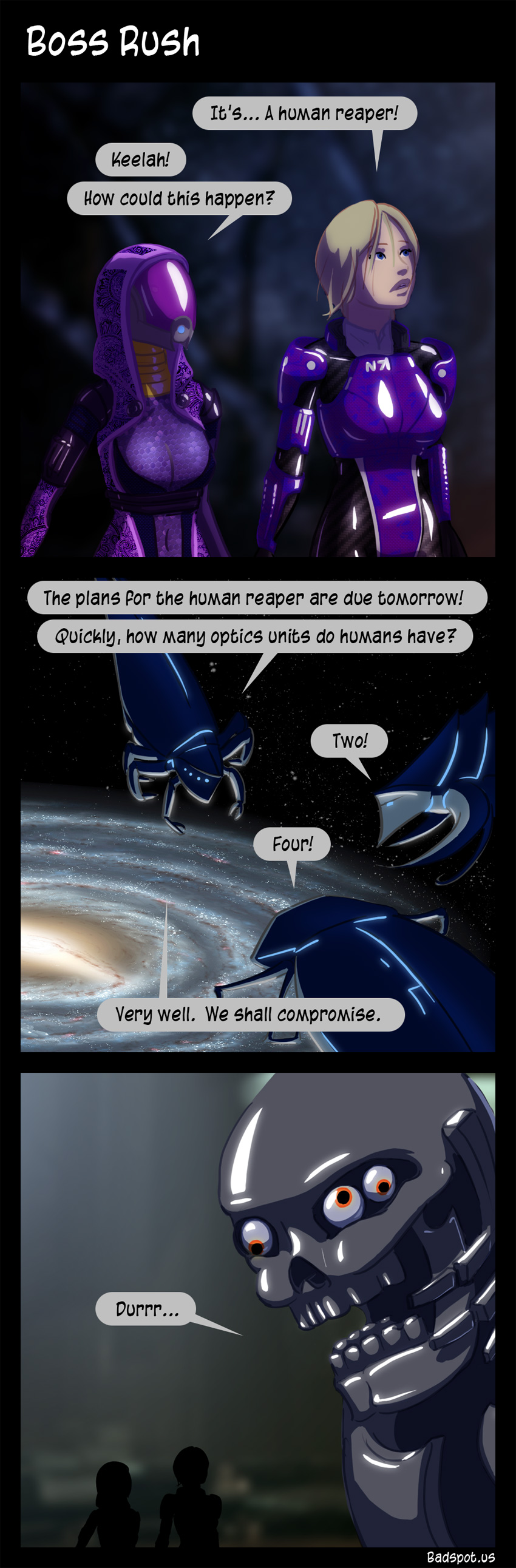 Mass Effect Comic Boss Rush