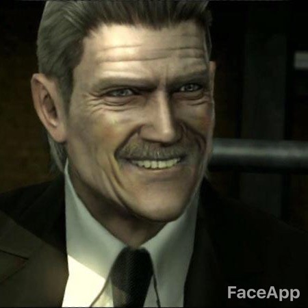 faceapp MGS4 Old Snake