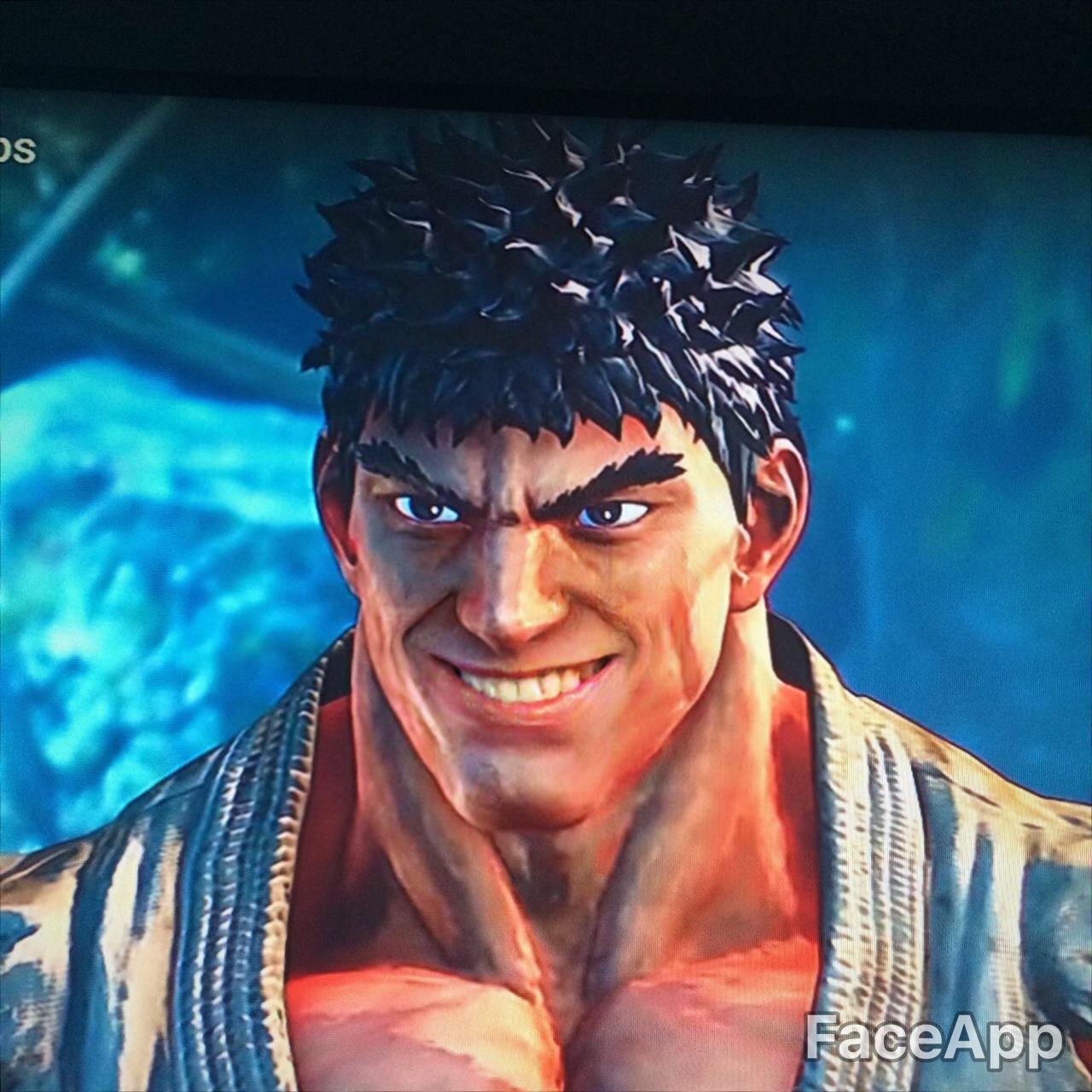 faceapp Street Fighter Ryu 2