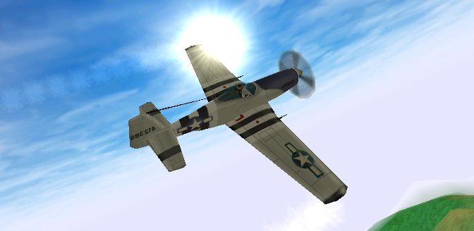P-51 Mustang in-game