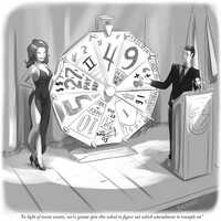 Wheel of Fortune New Yorker Comic